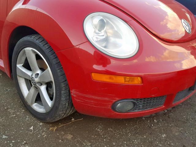 3VWSW31C27M510291 - 2007 VOLKSWAGEN NEW BEETLE Rot Foto 9