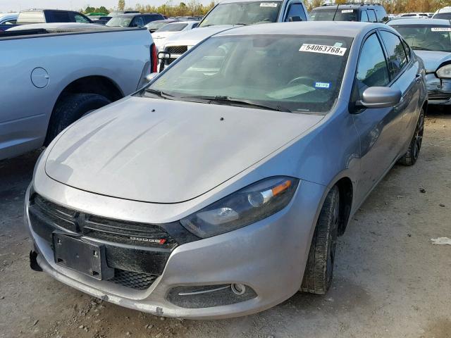 1C3CDFBB2FD279234 - 2015 DODGE DART SXT GRAY photo 2