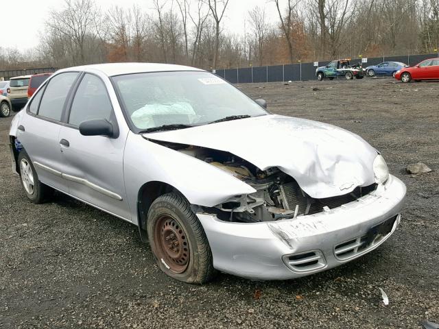 1G1JC524127145804 - 2002 CHEVROLET CAVALIER B SILVER photo 1