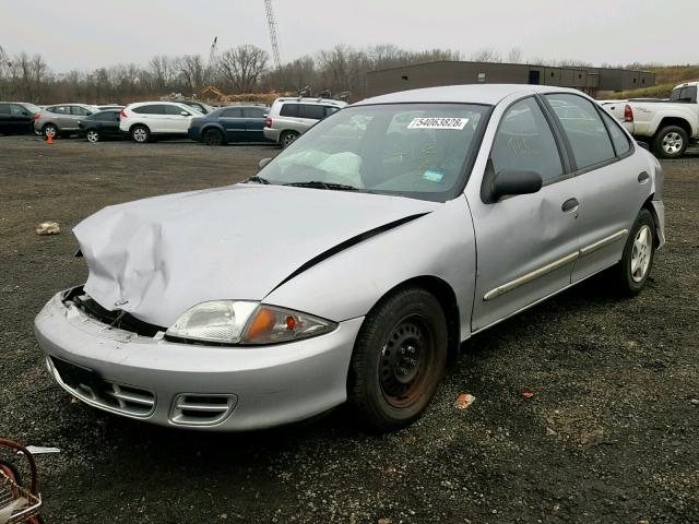 1G1JC524127145804 - 2002 CHEVROLET CAVALIER B SILVER photo 2