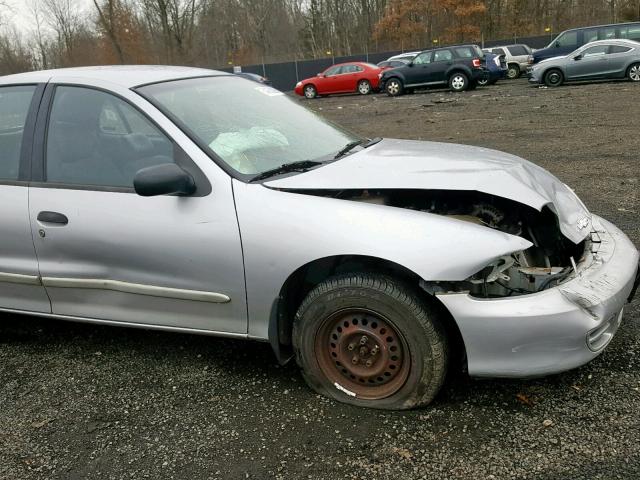 1G1JC524127145804 - 2002 CHEVROLET CAVALIER B SILVER photo 9