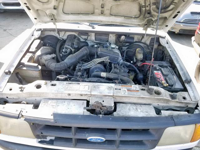 1FTCR10A2PUD13510 - 1993 FORD RANGER WHITE photo 7