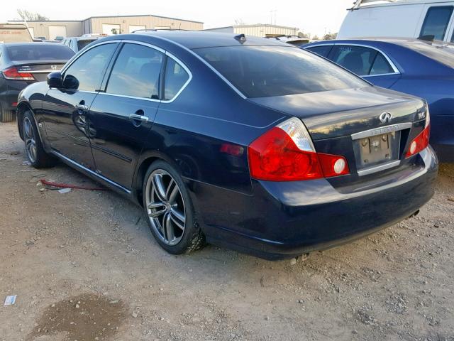 JNKBY01E46M200598 - 2006 INFINITI M45 BASE BLUE photo 3