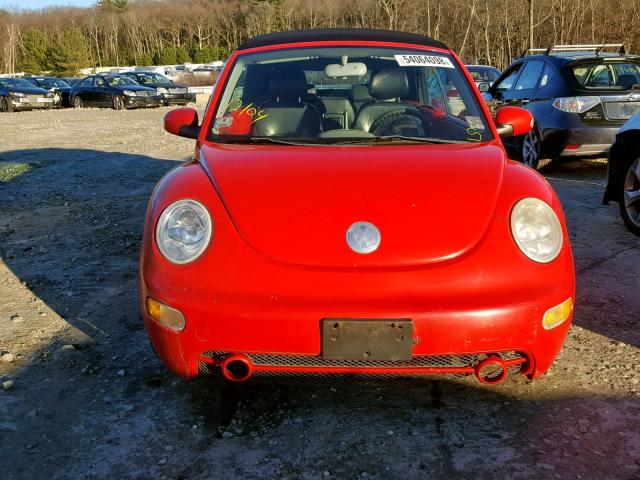 3VWCM21YX4M309816 - 2004 VOLKSWAGEN NEW BEETLE 红色 照片 9
