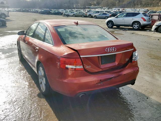 WAUDG74F95N059298 - 2005 AUDI A6 3.2 QUA RED photo 3