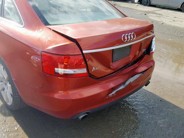 WAUDG74F95N059298 - 2005 AUDI A6 3.2 QUA RED photo 9