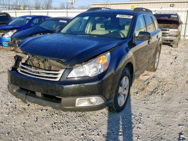 4S4BRDCC4B2351248 - 2011 SUBARU OUTBACK 3. BLACK photo 2