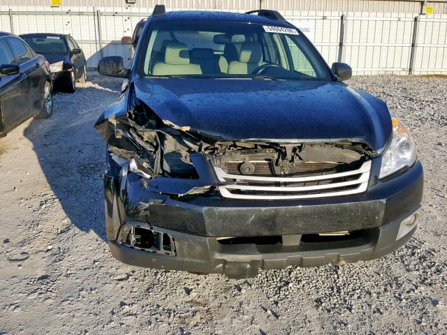 4S4BRDCC4B2351248 - 2011 SUBARU OUTBACK 3. BLACK photo 9