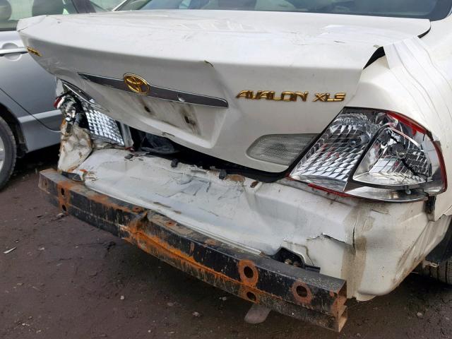 4T1BF28B41U180615 - 2001 TOYOTA AVALON XL WHITE photo 9