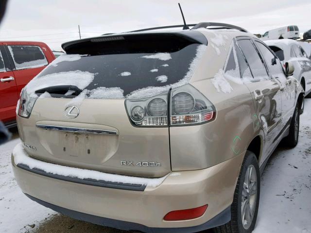 JTJHW31U860018630 - 2006 LEXUS RX 400 BEIGE photo 4