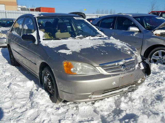 2HGES16473H916417 - 2003 HONDA CIVIC DX BEIGE photo 1