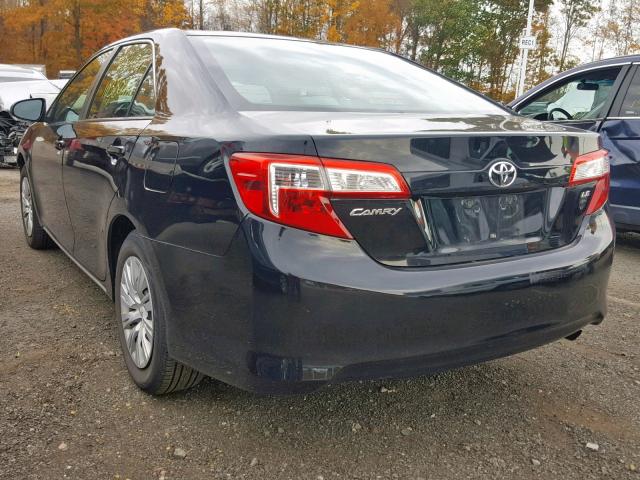 4T1BF1FK9CU156519 - 2012 TOYOTA CAMRY BASE BLACK photo 3