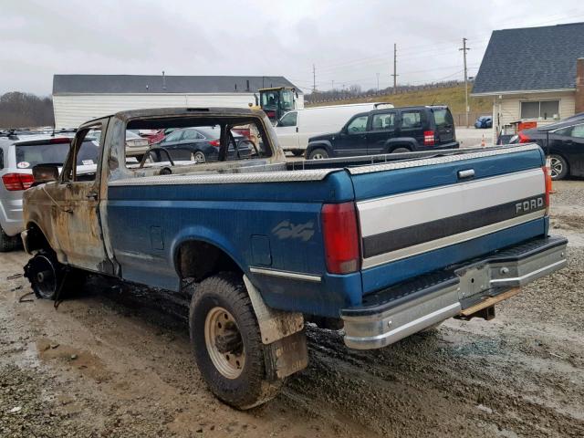 2FTHF36F2SCA58850 - 1995 FORD F350 GREEN photo 3