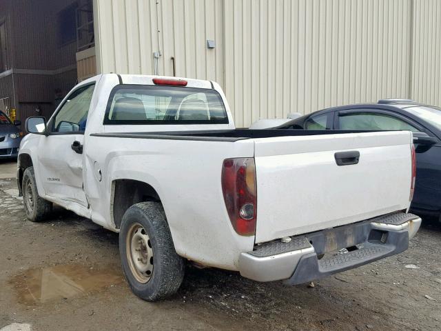 1GCCS148548130697 - 2004 CHEVROLET COLORADO WHITE photo 3