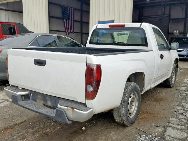 1GCCS148548130697 - 2004 CHEVROLET COLORADO WHITE photo 4