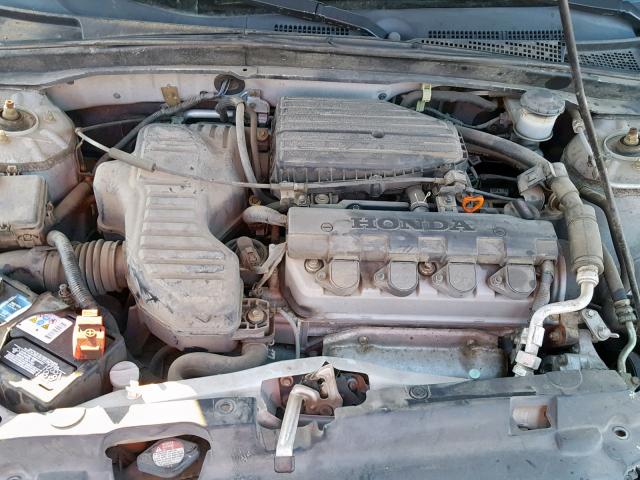 1HGEM22135L020942 - 2005 HONDA CIVIC DX V SILVER photo 7