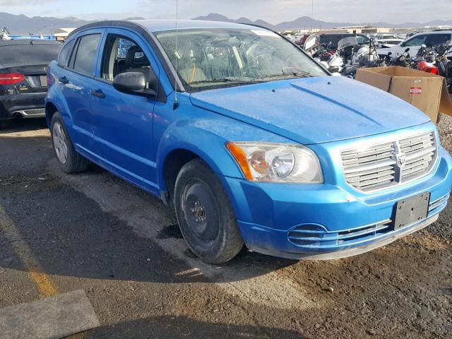 1B3HB48B28D626178 - 2008 DODGE CALIBER SX BLUE photo 1