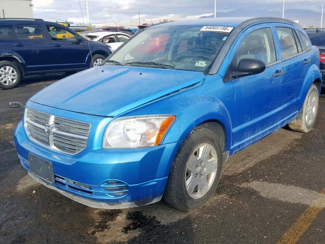 1B3HB48B28D626178 - 2008 DODGE CALIBER SX BLUE photo 2