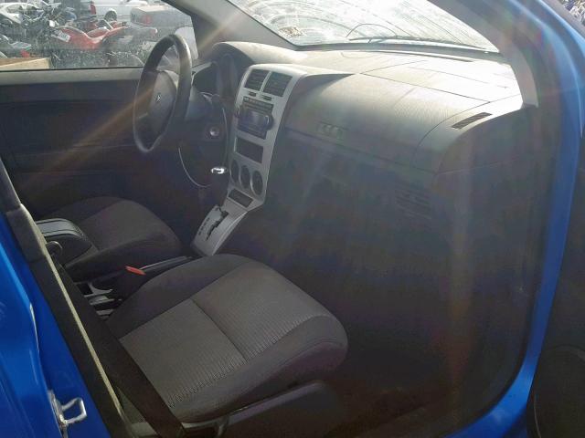 1B3HB48B28D626178 - 2008 DODGE CALIBER SX BLUE photo 5