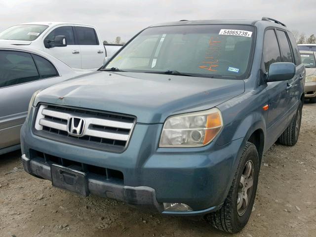 5FNYF28318B013509 - 2008 HONDA PILOT SE TEAL photo 2