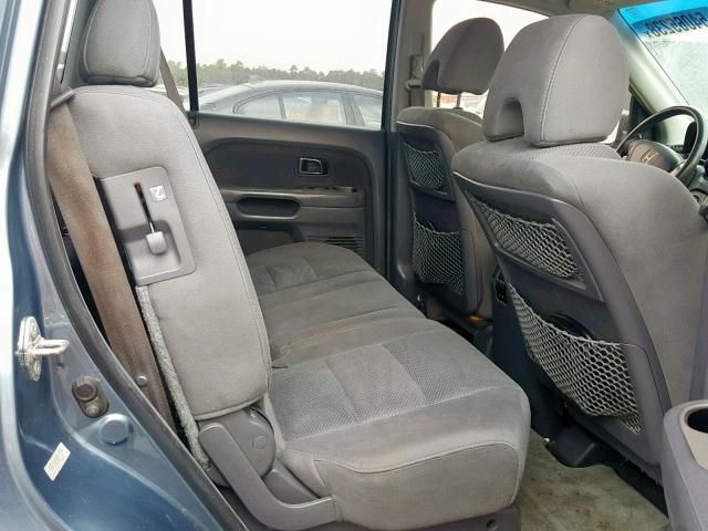 5FNYF28318B013509 - 2008 HONDA PILOT SE TEAL photo 6