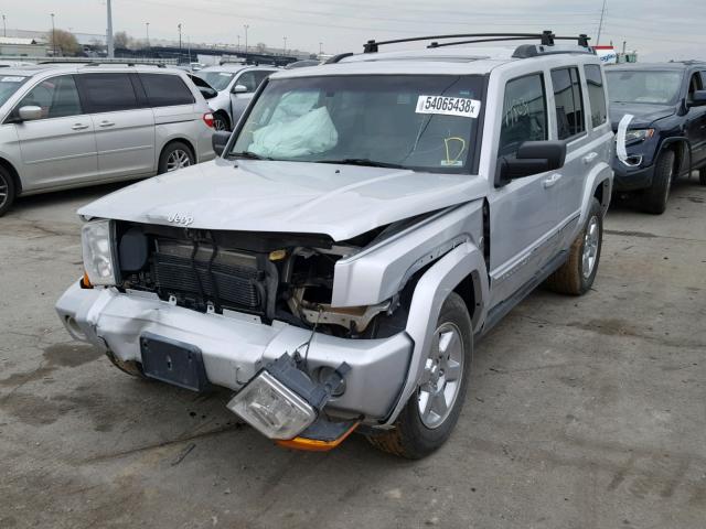 1J8HG58267C647912 - 2007 JEEP COMMANDER SILVER photo 2