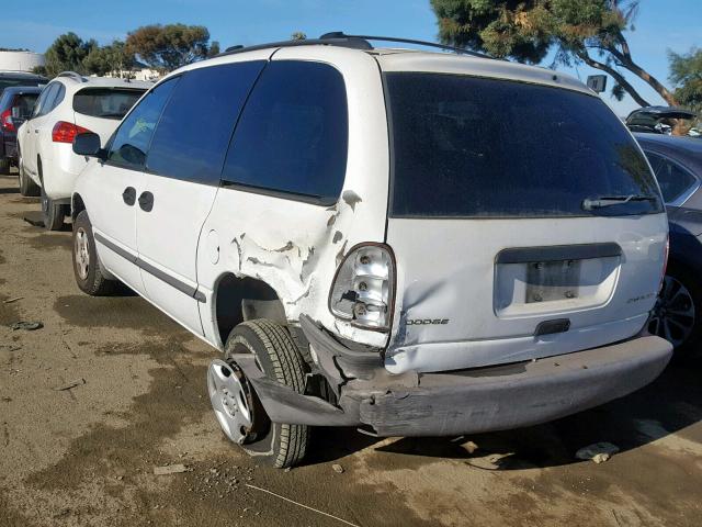 2B4FP25BXYR868758 - 2000 DODGE CARAVAN WHITE photo 3