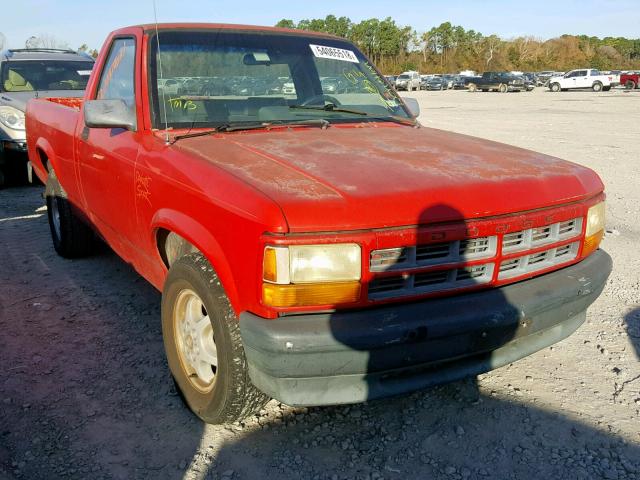 1B7FL26GXSW930277 - 1995 DODGE DAKOTA RED photo 1