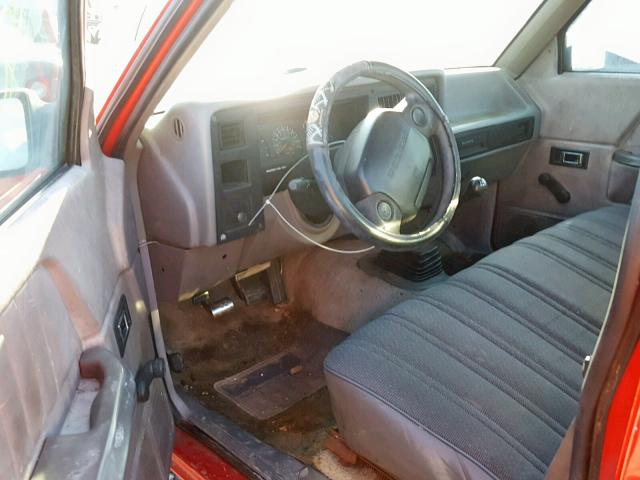 1B7FL26GXSW930277 - 1995 DODGE DAKOTA RED photo 9