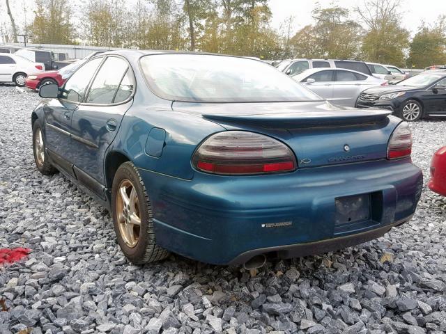 1G2WP52KX3F150866 - 2003 PONTIAC GRAND PRIX TEAL photo 3