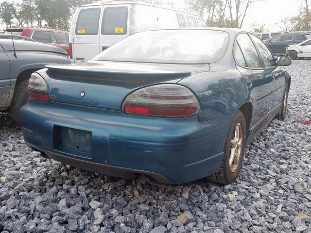 1G2WP52KX3F150866 - 2003 PONTIAC GRAND PRIX TEAL photo 4