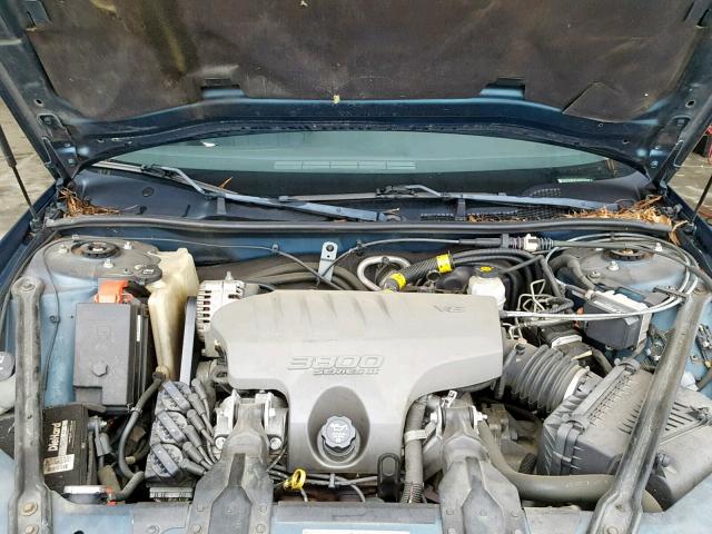 1G2WP52KX3F150866 - 2003 PONTIAC GRAND PRIX TEAL photo 7
