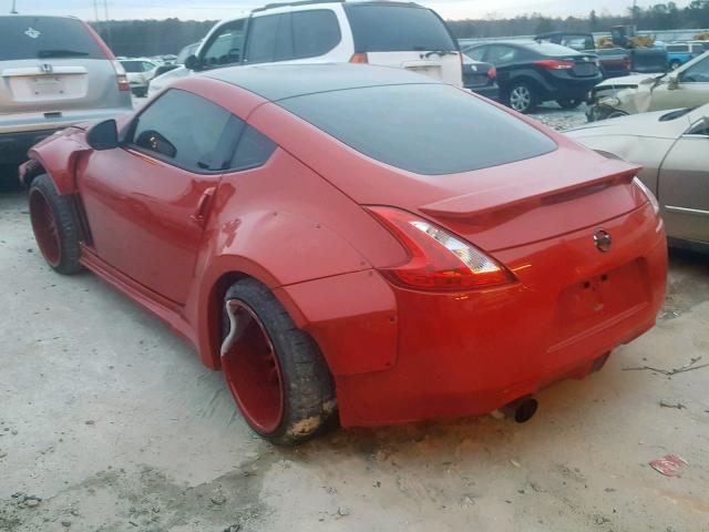 JN1AZ44E69M404534 - 2009 NISSAN 370Z RED photo 3