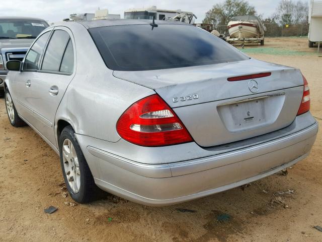 WDBUF65J53A367882 - 2003 MERCEDES-BENZ E 320 SILVER photo 3