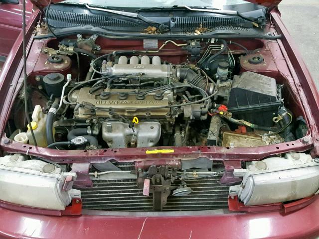 JN1EB31P1RU338139 - 1994 NISSAN SENTRA E MAROON photo 7