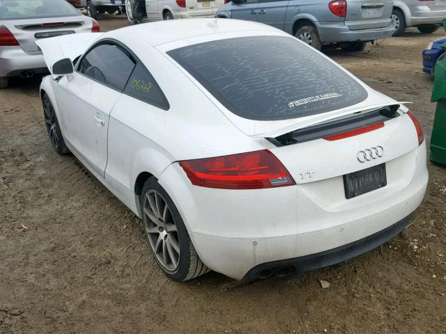 TRUJF38J391013355 - 2009 AUDI TT WHITE photo 3