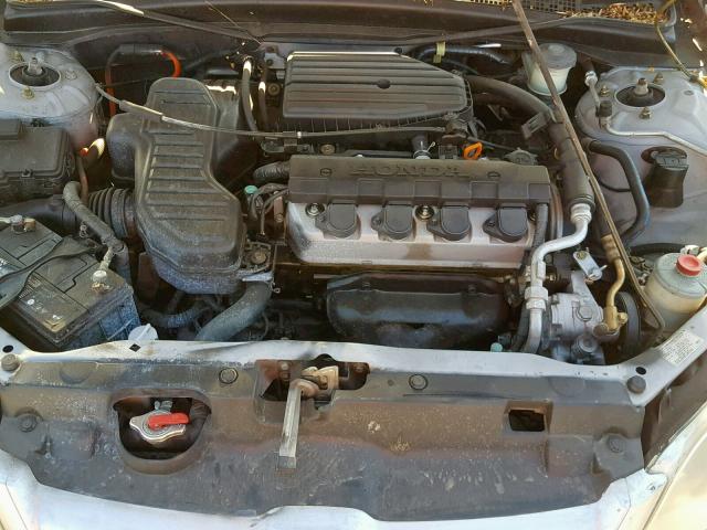 2HGES16354H580596 - 2004 HONDA CIVIC DX V SILVER photo 7