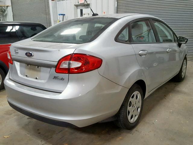 3FADP4AJ8DM185208 - 2013 FORD FIESTA S SILVER photo 4