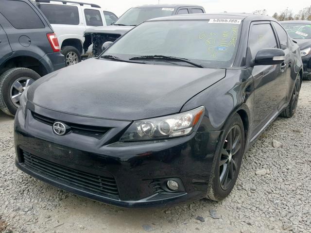JTKJF5C76B3019980 - 2011 TOYOTA SCION TC BLACK photo 2