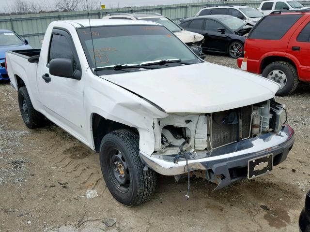 1GCCS14E478131902 - 2007 CHEVROLET COLORADO WHITE photo 1