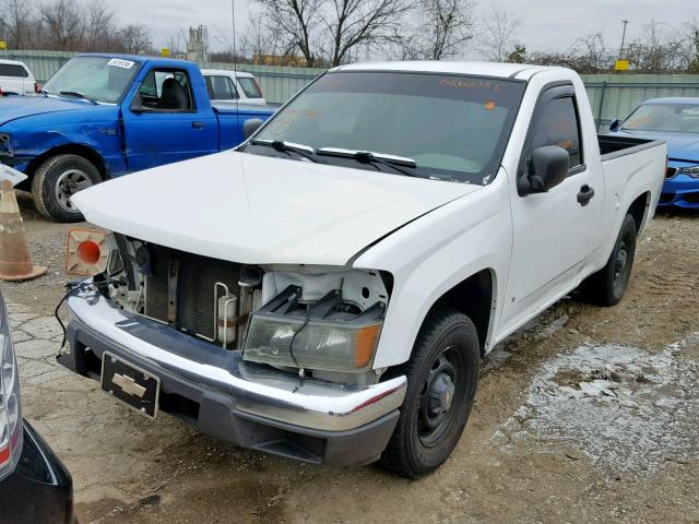 1GCCS14E478131902 - 2007 CHEVROLET COLORADO WHITE photo 2