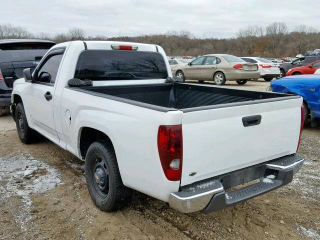 1GCCS14E478131902 - 2007 CHEVROLET COLORADO WHITE photo 3