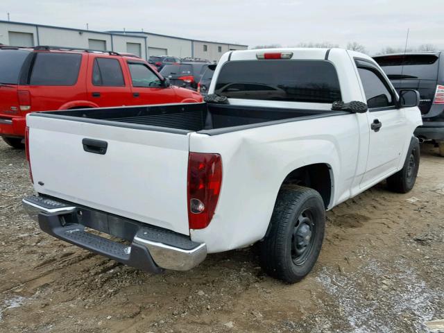 1GCCS14E478131902 - 2007 CHEVROLET COLORADO WHITE photo 4