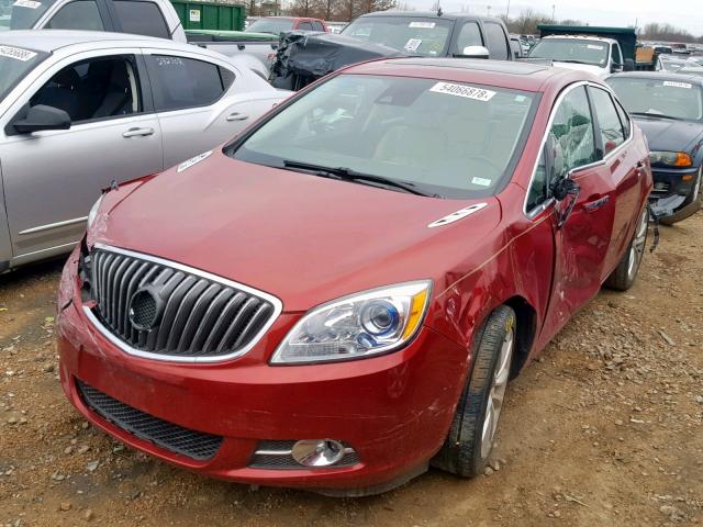 1G4PT5SV4E4191414 - 2014 BUICK VERANO PRE BURGUNDY photo 2