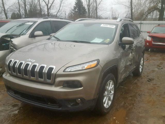 1C4PJMCB8HW575861 - 2017 JEEP CHEROKEE L GRAY photo 2