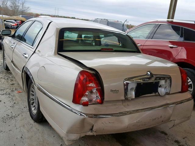 1LNHM83W6YY873802 - 2000 LINCOLN TOWN CAR C BEIGE photo 9