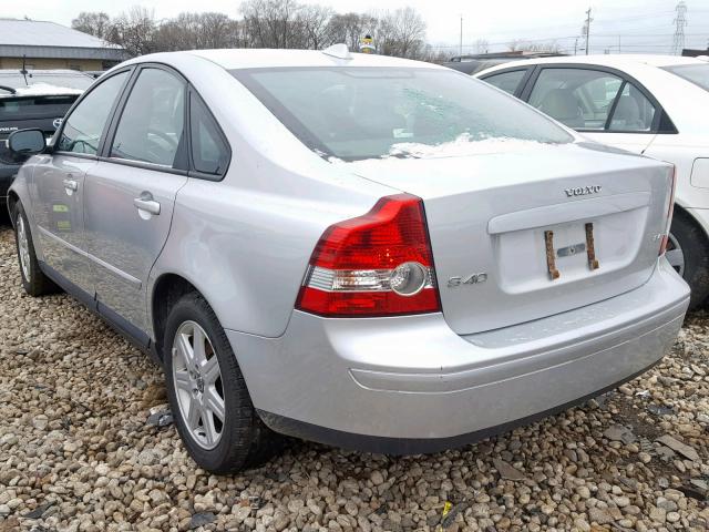 YV1MS382572296001 - 2007 VOLVO S40 2.4I SILVER photo 3