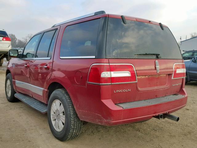 5LMFU28527LJ21124 - 2007 LINCOLN NAVIGATOR 红色 照片 3