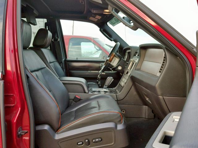 5LMFU28527LJ21124 - 2007 LINCOLN NAVIGATOR 红色 照片 5