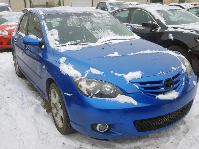 JM1BK343741205632 - 2004 MAZDA 3 HATCHBAC BLUE photo 1